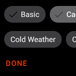 A screenshot of the Packing tool.
